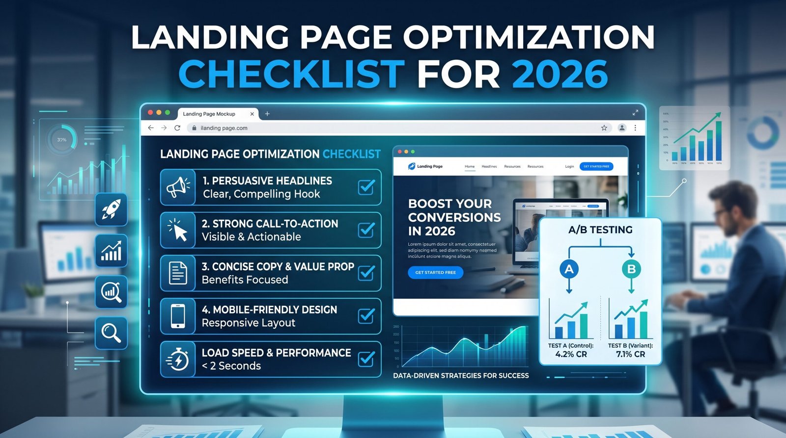 Landing Page Optimization Checklist for 2026